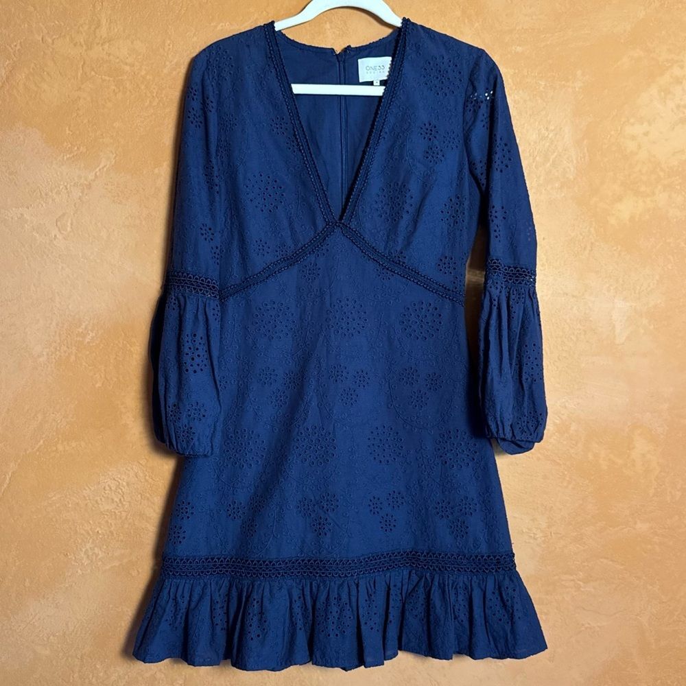 One33 Social Eyelet Cotton Dress Size 4